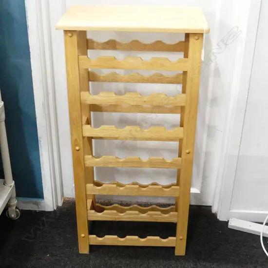 WOODEN WINE RACK H.950mm