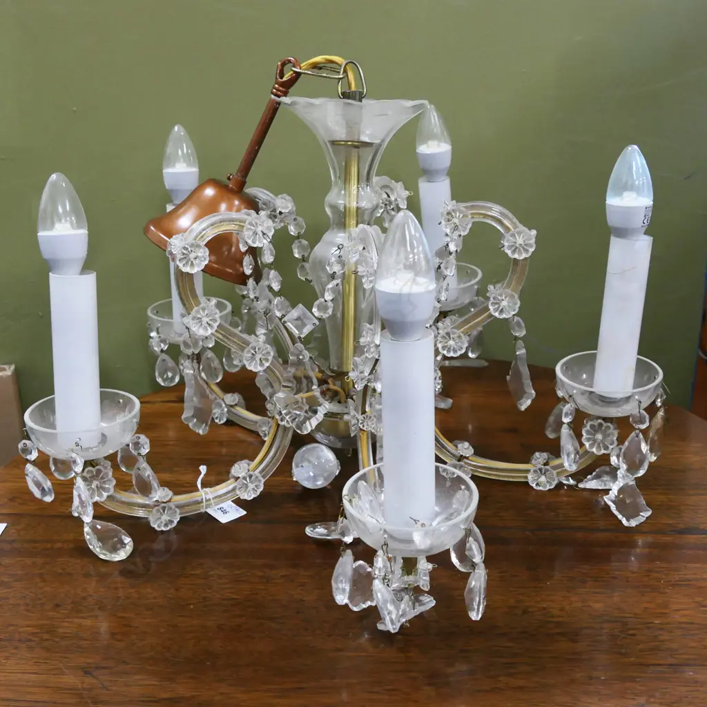 5 LIGHT CHANDELIER H.400mm, 500mm dia Image 1++