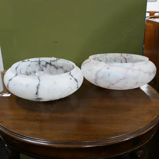 2 DECO PENDANT LIGHT SHADES 350mm dia