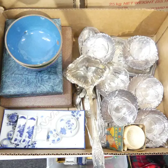 BOX ASST. EP CUTLERY, SET DEMI CUPS, ETC