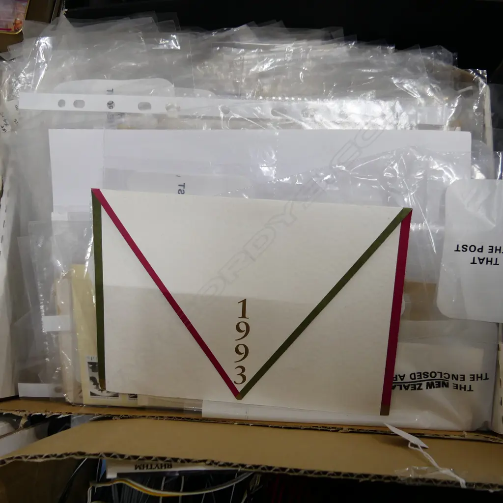BOX ASST. EARLY 1990s NZ FIRST DAY COVERS Image 1++