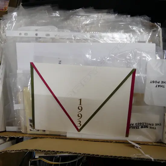 BOX ASST. EARLY 1990s NZ FIRST DAY COVERS