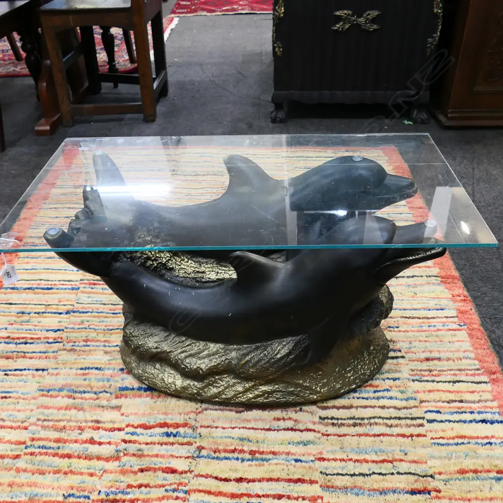 DOLPHIN COFFEE TABLE L.870mm Image 1++
