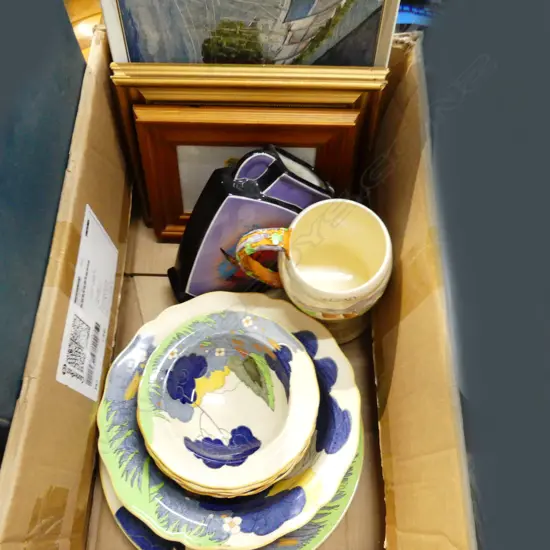 7 PCES ROYAL DOULTON 'ARCADY' (3 CEREAL AF) CROWN DEVON KILLARNEY MUSICAL JUG, 3 PCES ART, VASE