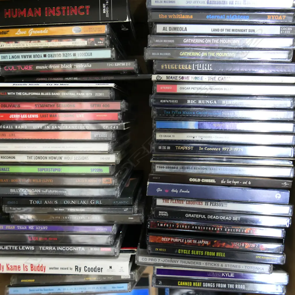 LOT ASST CDS HUMAN INSTINCT/COLD CHISEL ETC Image 1++