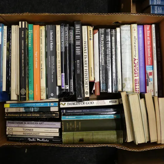 BOX LOT BOOKS; ART HISTORY
