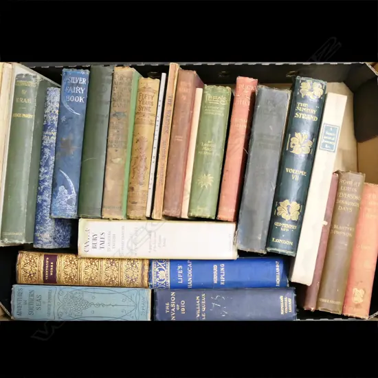BOX LOT OLD LIT. BOOKS