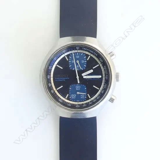 SEIKO CHRONOGRAPH 1970'S STYLISH 'JOHN PLAYER' GENT'S WRISTWATCH #6138 8030 working