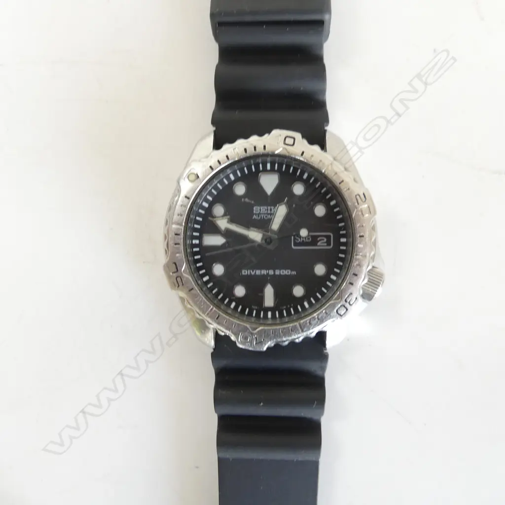 SEIKO GENTS AUTO DIVERS WATCH 20809. 200m Image 1++