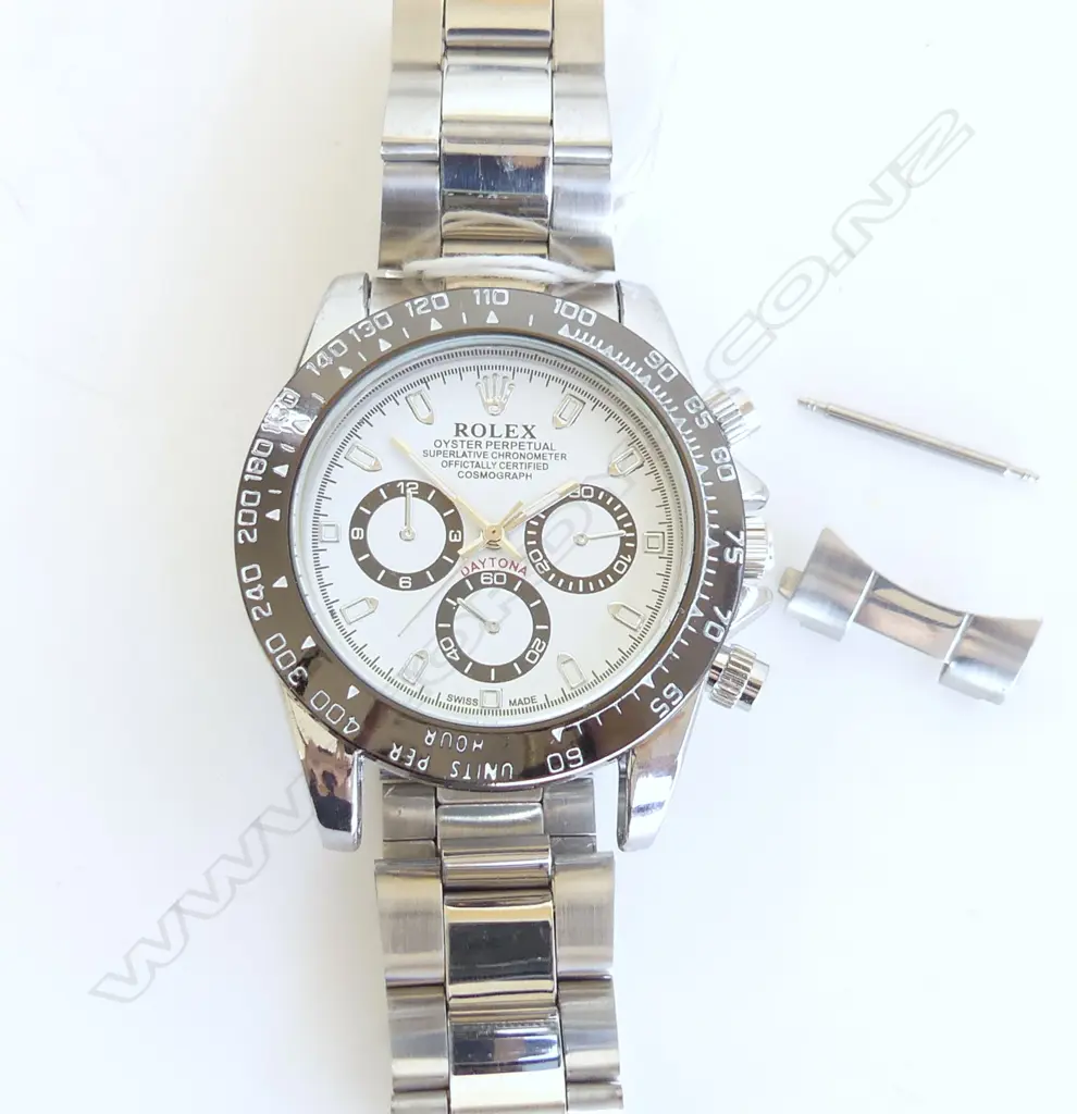 REPLICA GENTS ROLEX OYSTER w BROKEN STRAP Image 1++