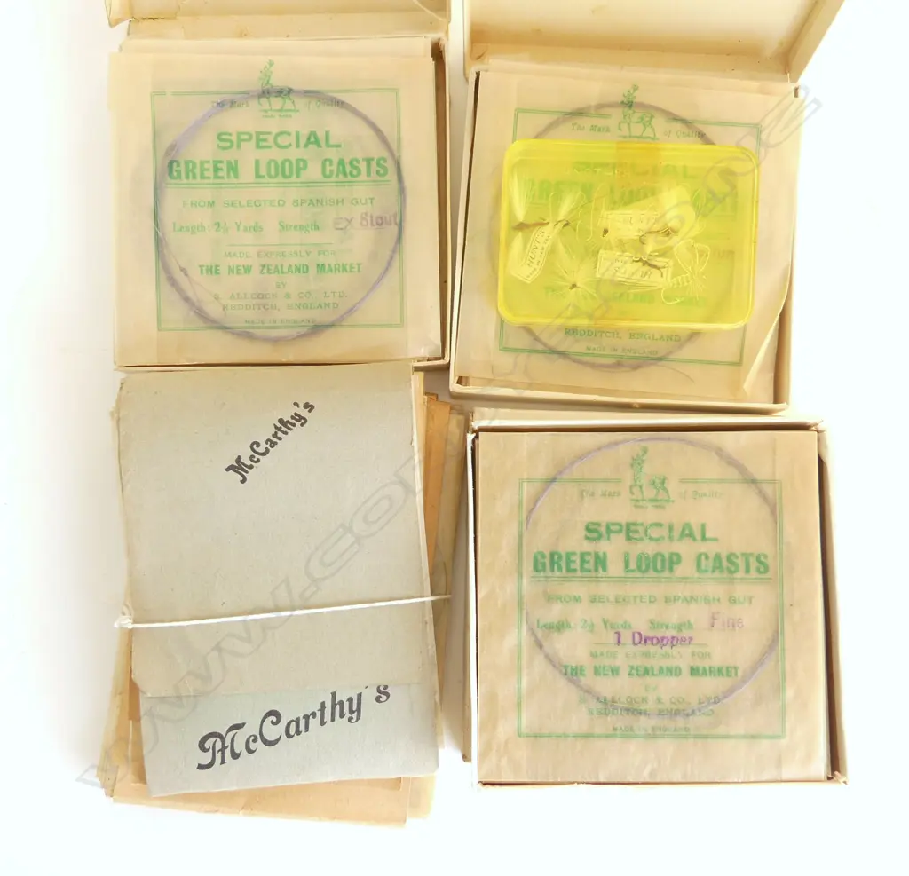 Alan Pye fishing collection CASTS + GUT TRACES ETC Image 1++