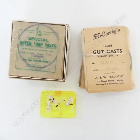 Alan Pye fishing collection CASTS + GUT TRACES ETC