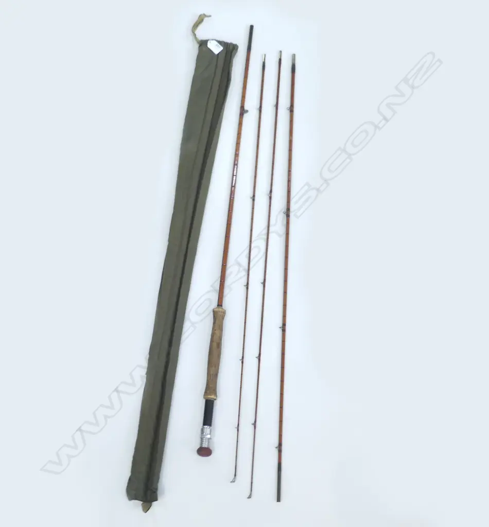 BAGED SPLIT CANE THE ROGER RIVER  FLY ROD   Image 1++