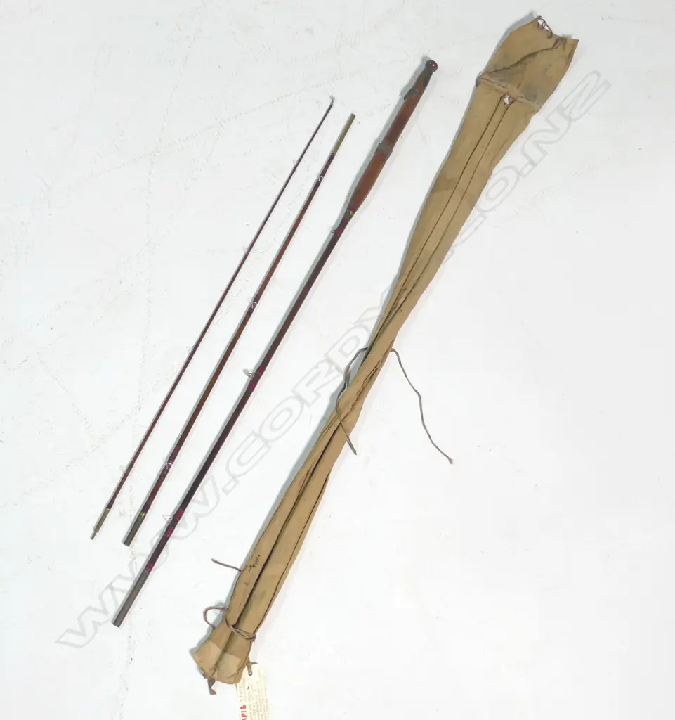 3 PIECE 'GREENHEART' TROUT ROD Image 1++