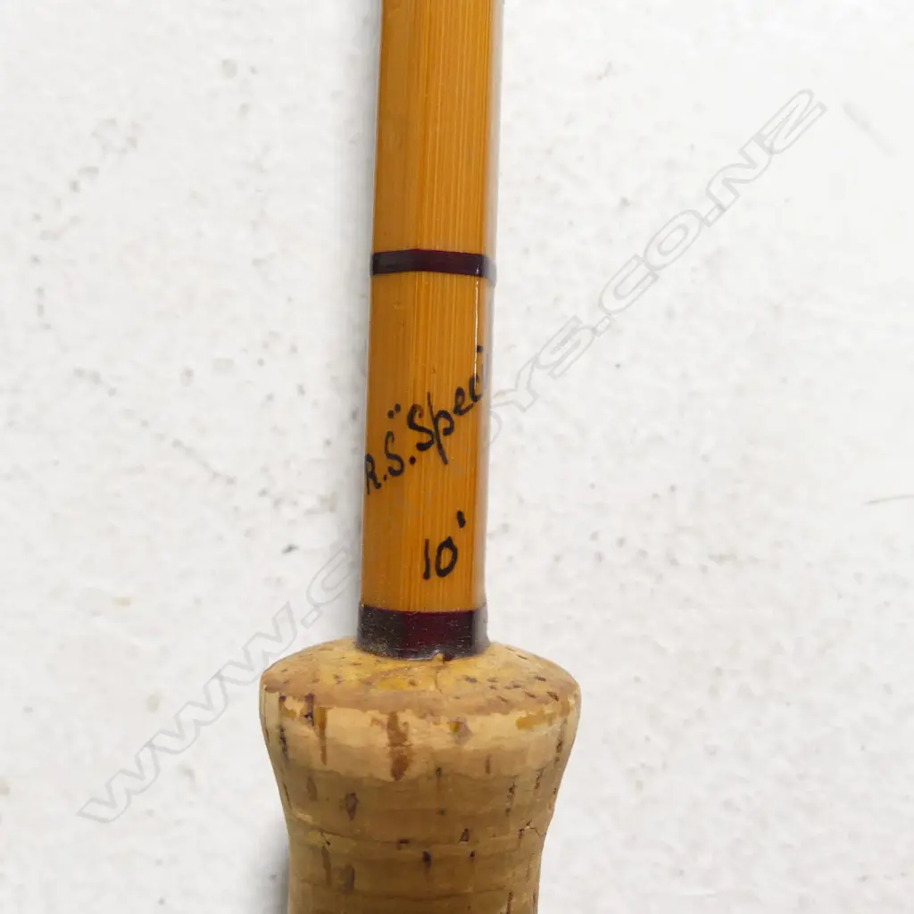 2 PIECE 10'' SPLIT CANE RODE made by JJS WALKER BAMPTON & CO ALMWICK for SANDERSONs Image 1++