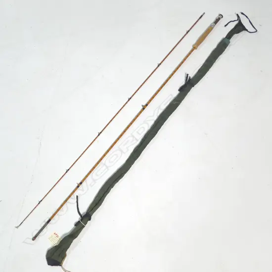 2 PIECE 10'' SPLIT CANE RODE made by JJS WALKER BAMPTON & CO ALMWICK for SANDERSONs