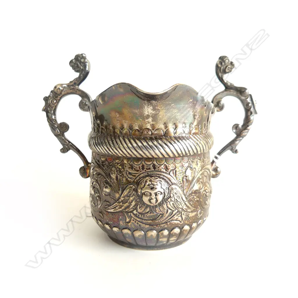 STG SILVER CHRISTENING CUP, LONDON 1887 154gms Image 1++