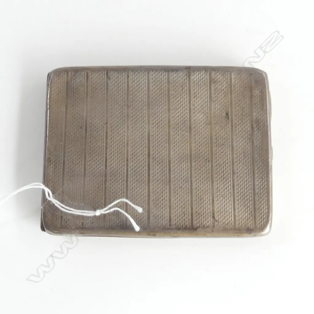 S/SILVER CIGARETTE CASE, 132gm Image 1++