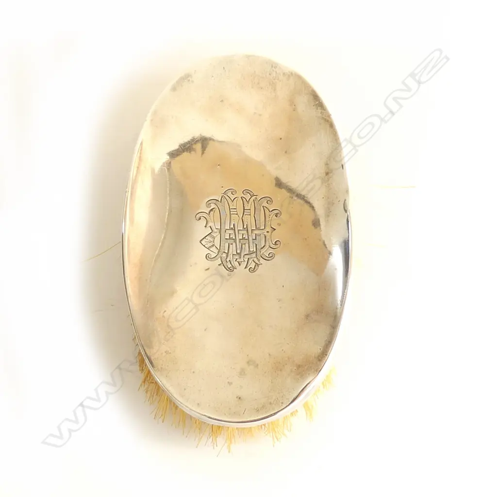 PR CASED STG SILVER BRUSHES B'HAM 1913 Image 1++