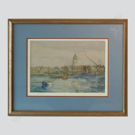 WATERCOLOUR BY DOROTHY DAVIES AUSTRALIAN 350 BY240MM SOUTH HAMPTON 