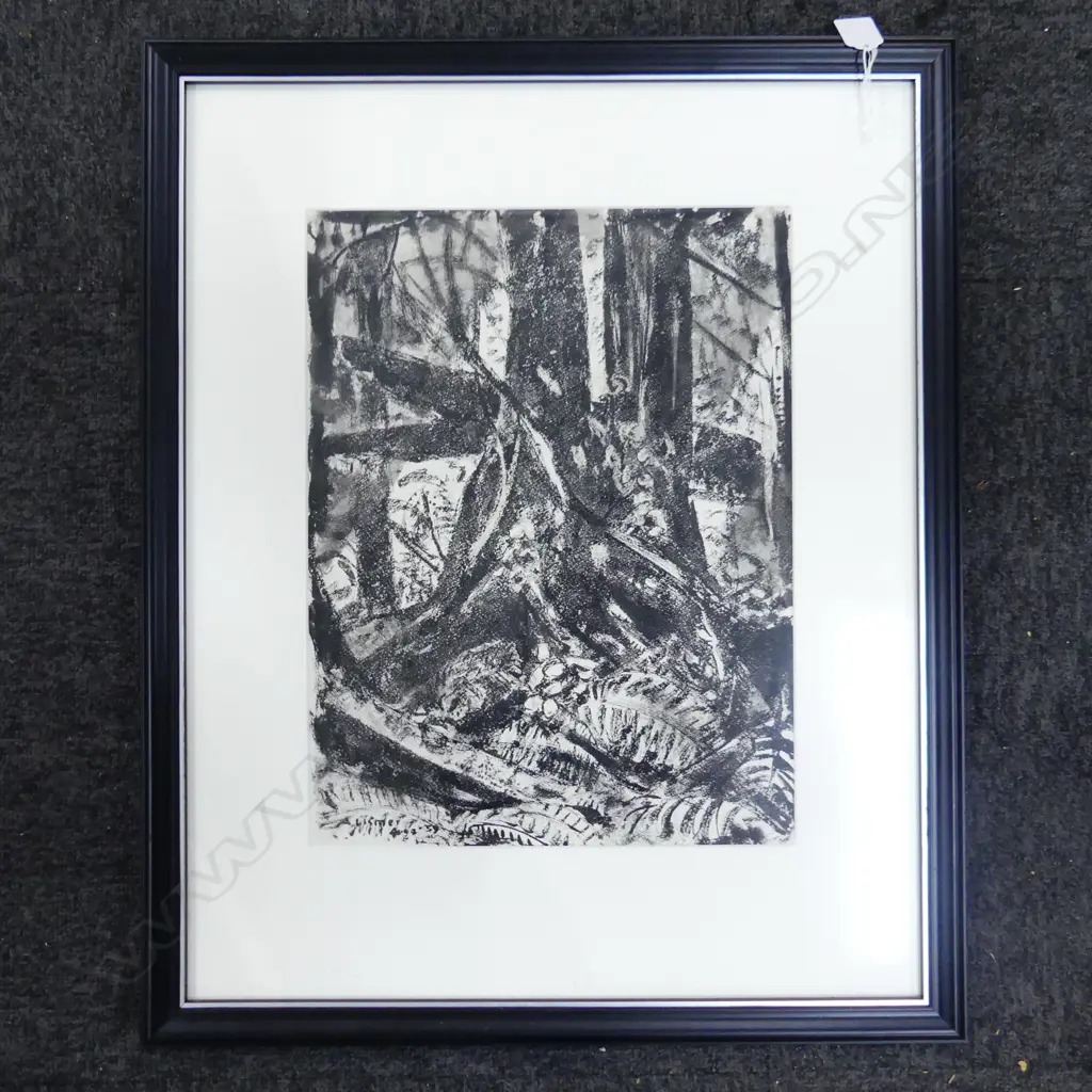 SIGNED B/W ABSTRACT SKETCH 400x300mm Image 1++