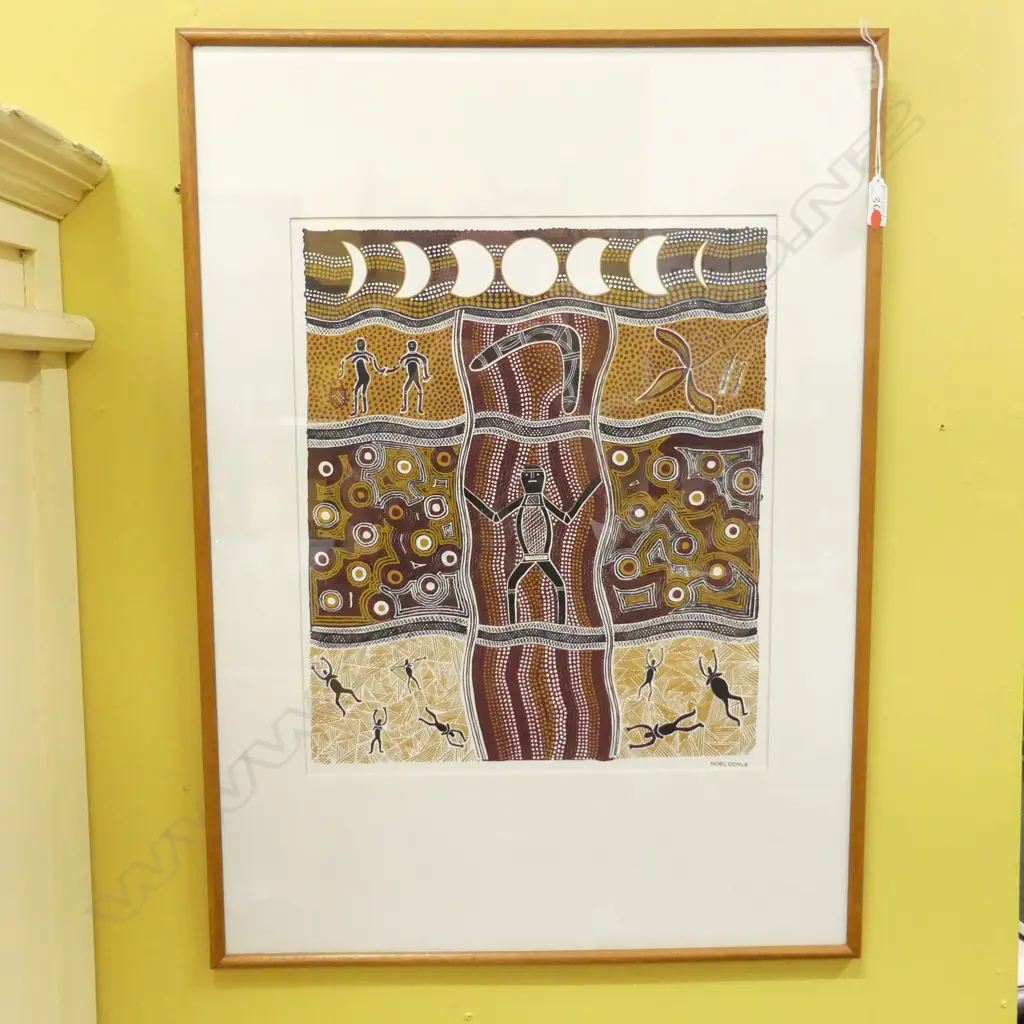 PR NOEL DOYLE ABORIGINAL KALKA PRINTS 425x320mm Image 1++