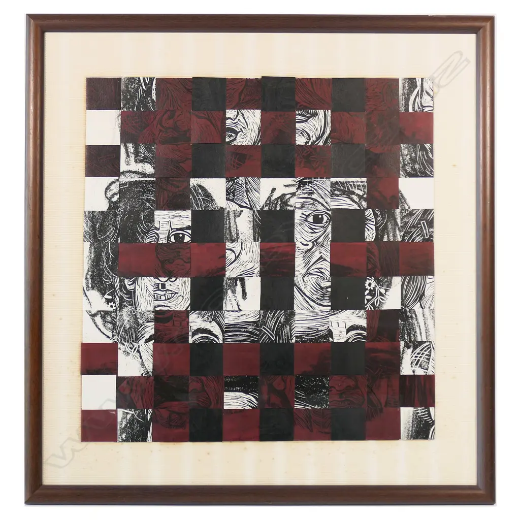 UNKNOWN  ARTIST, LATTICE, MIXED MEDIA, UNSIGNED, 520 X 540mm Image 1++