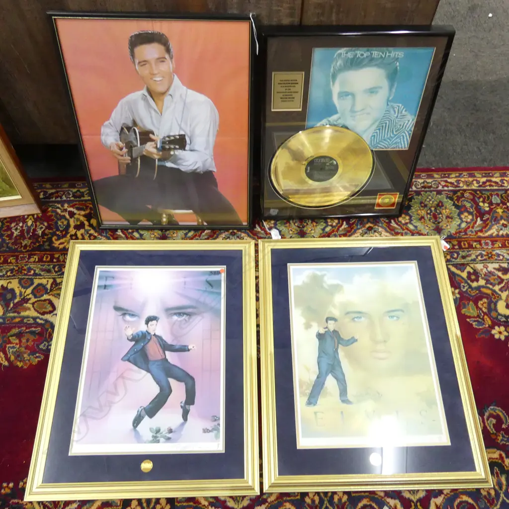 4 ASST. ELVIS ARTWORKS Image 1++