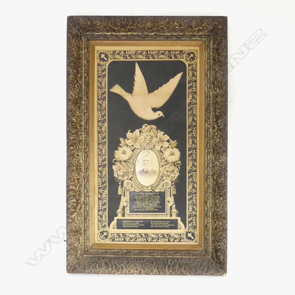 VICTORIAN MEMENTO MORI PRINT 650x340mm Image 1++