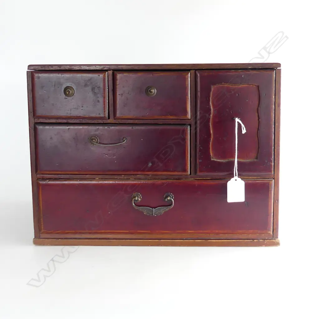 5 DRAWER JAPANESE BOX,360 x 270 x 260mm Image 1++