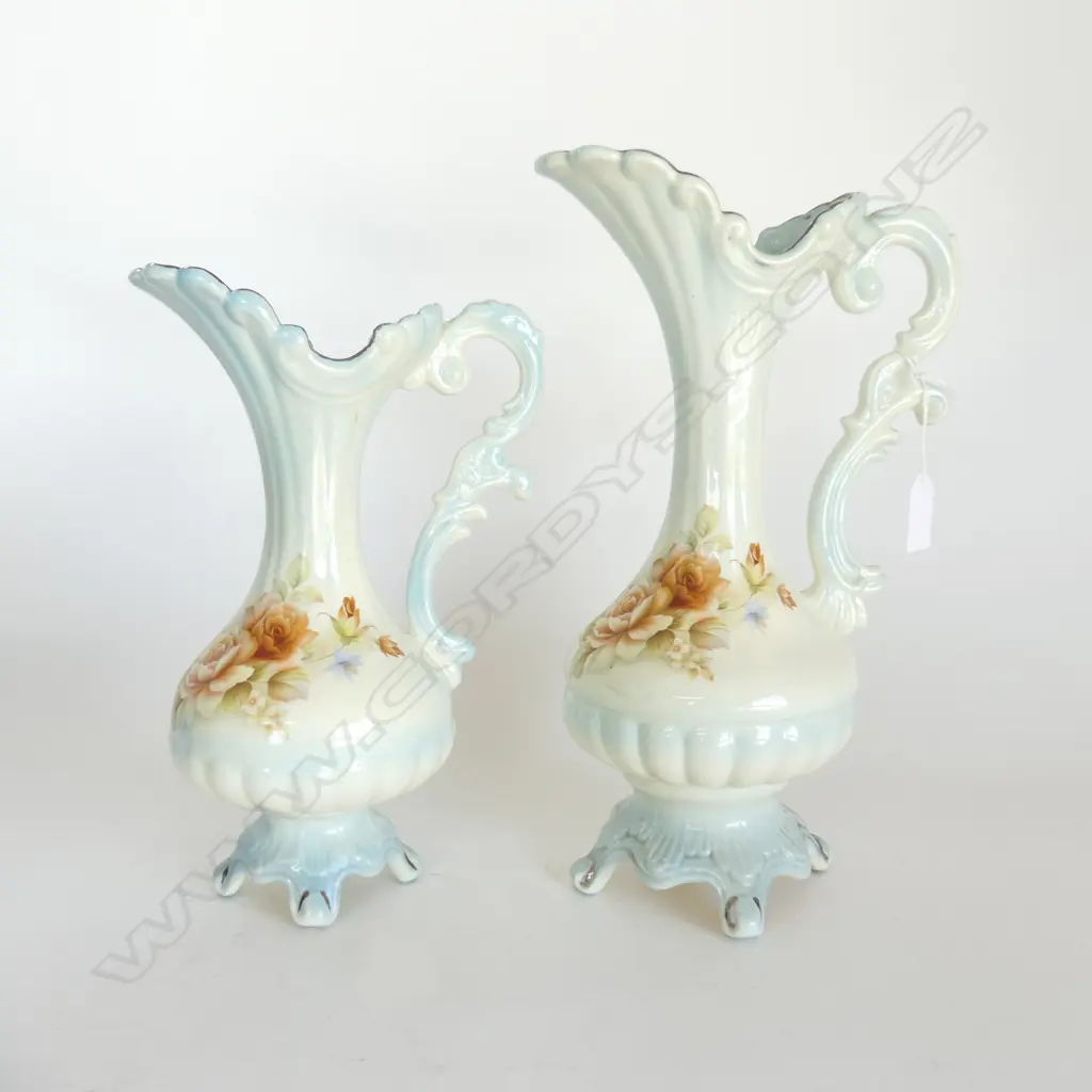 2 VICTORIAN STYLE JUGS H.320mm Image 1++