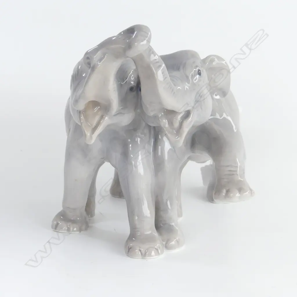 PR OF COPENHAGEN CHINA ELEPHANTS H160MM Image 1++