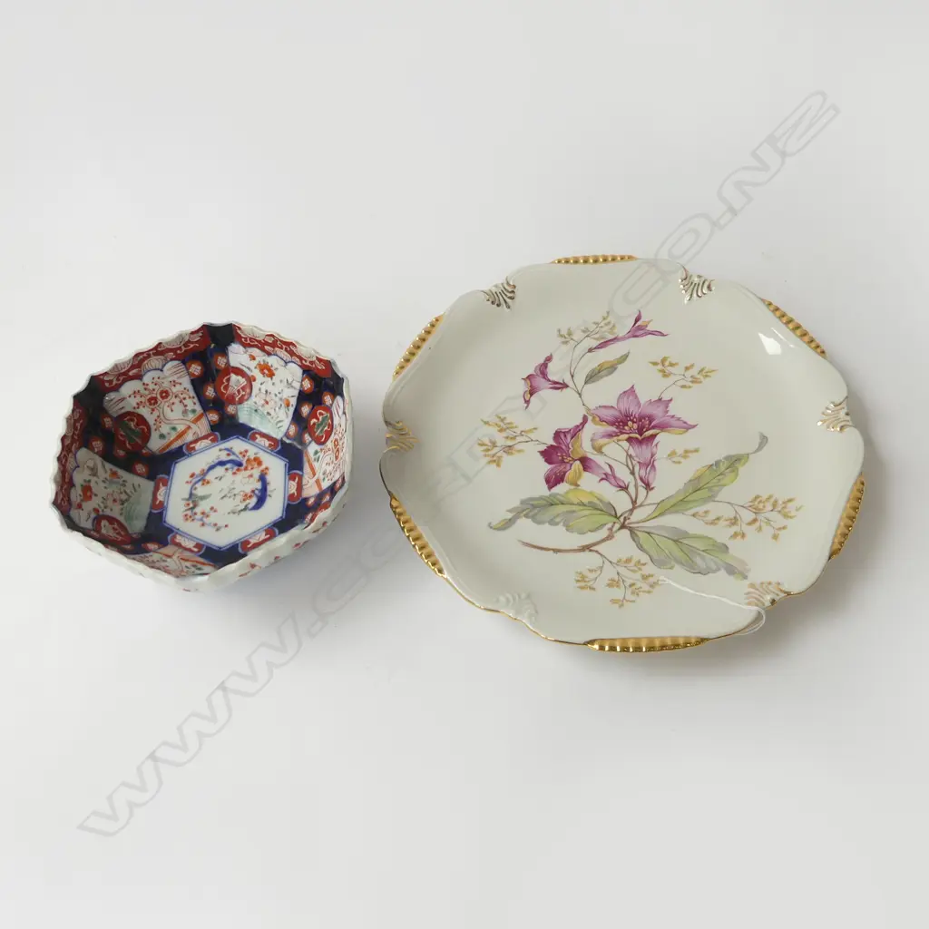 BAVARIAN 'WINTERING' PLATE + CHINESE BOWL Image 1++