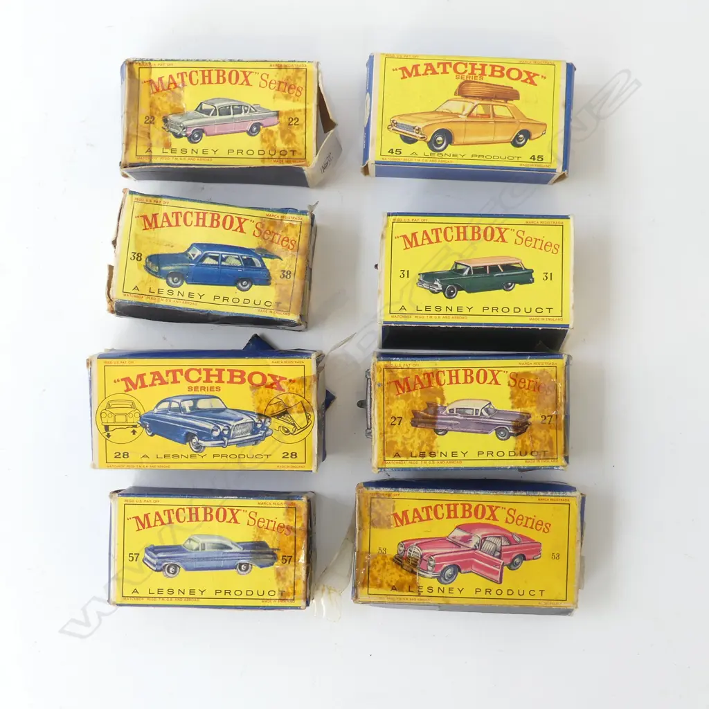 8 ASST. LESNEY MATCHBOX CARS Image 1++