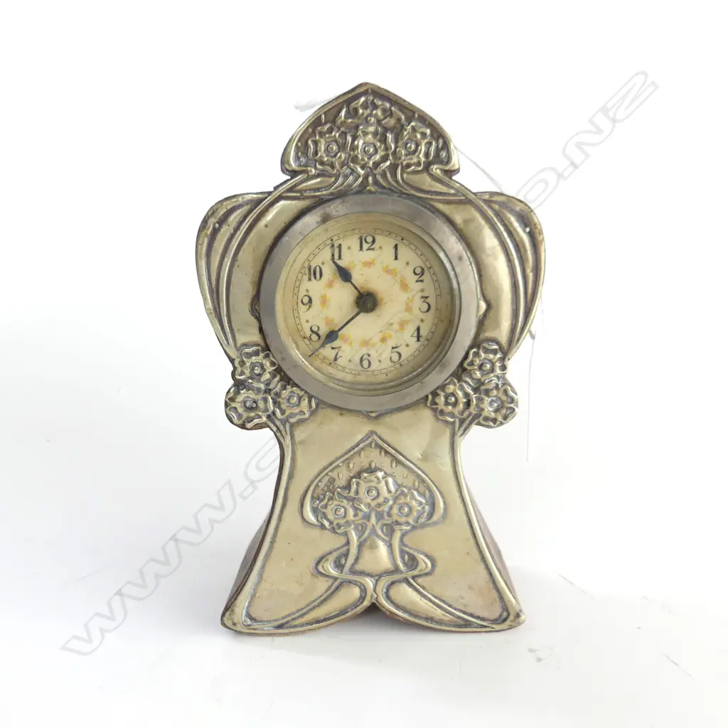 ART NOUVEAU DESK CLOCK Image 1++