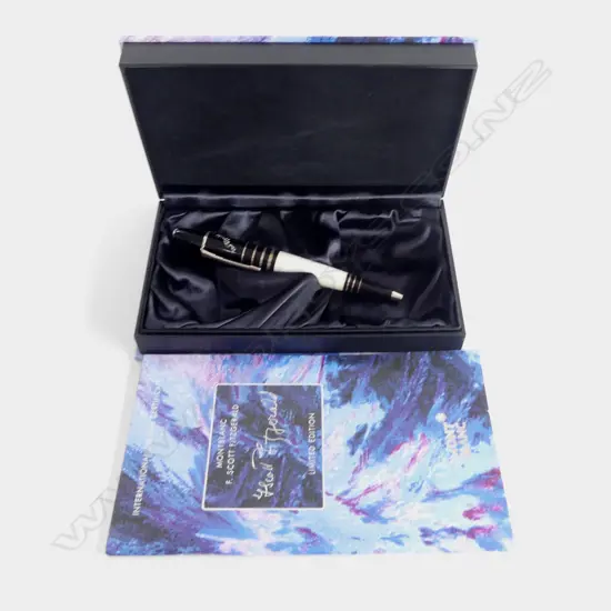 BOXED MONT BLANC F-SCOTT FITZGERALD BALLPOINT PEN 