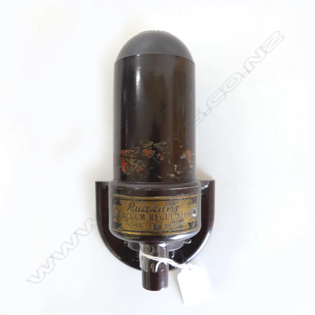 RARE BAKELITE 'RUAKURA' VACCUM REGULATOR c1940, designed in Hamilton for a milking machine Image 1++