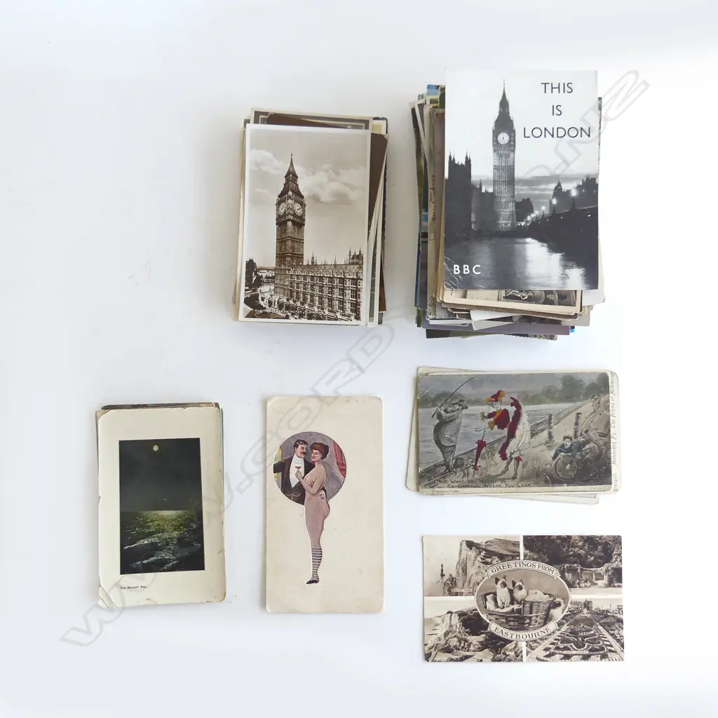 COLLECTION VINTAGE POSTCARDS Image 1++
