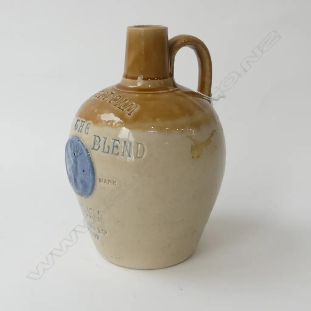 SCOTTISH STONEWARE WHISKY BOTTLE JEROBOAM ROYAL BLEND H200MM Image 1++