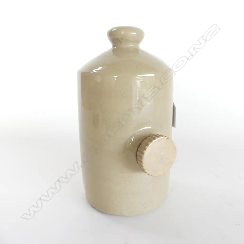 STONEWARE FOOTWARMER STAMPED CHESTERFIELD, ENGLAND Image 1++