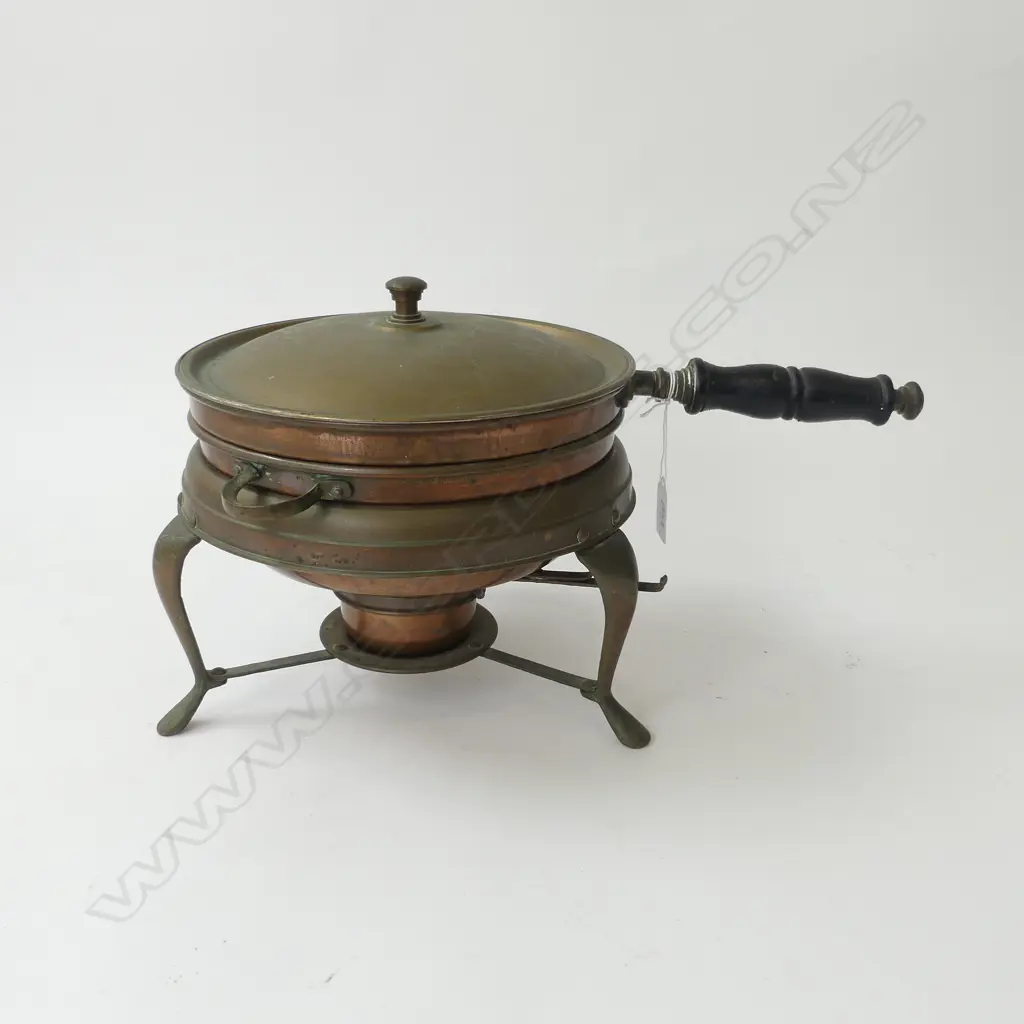 ANTIQUE COPPER & BRASS SPIRIT BOILER Image 1++