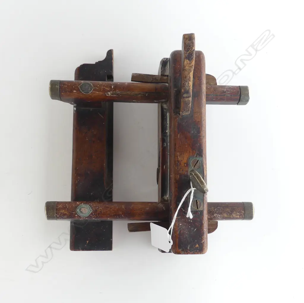 NICE OLD WOODEN MOULDING PLANE, L.200mm Image 1++