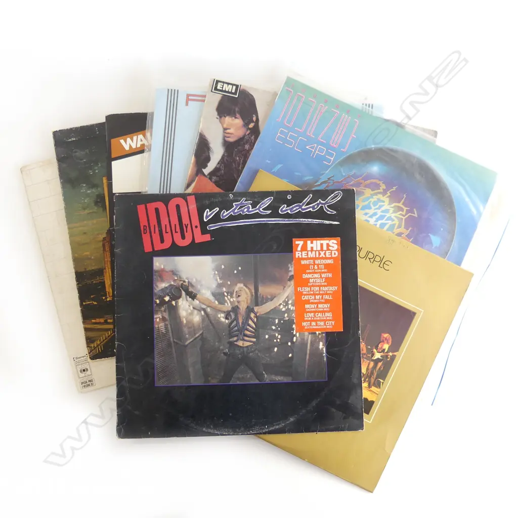 8 OLD LP RECORDS: PINK FLOYD X3 + BILLY IDOL + DEEP PURPLE + SPLIT ENS + PSEUDO ECHO -A Beat For You Image 1++