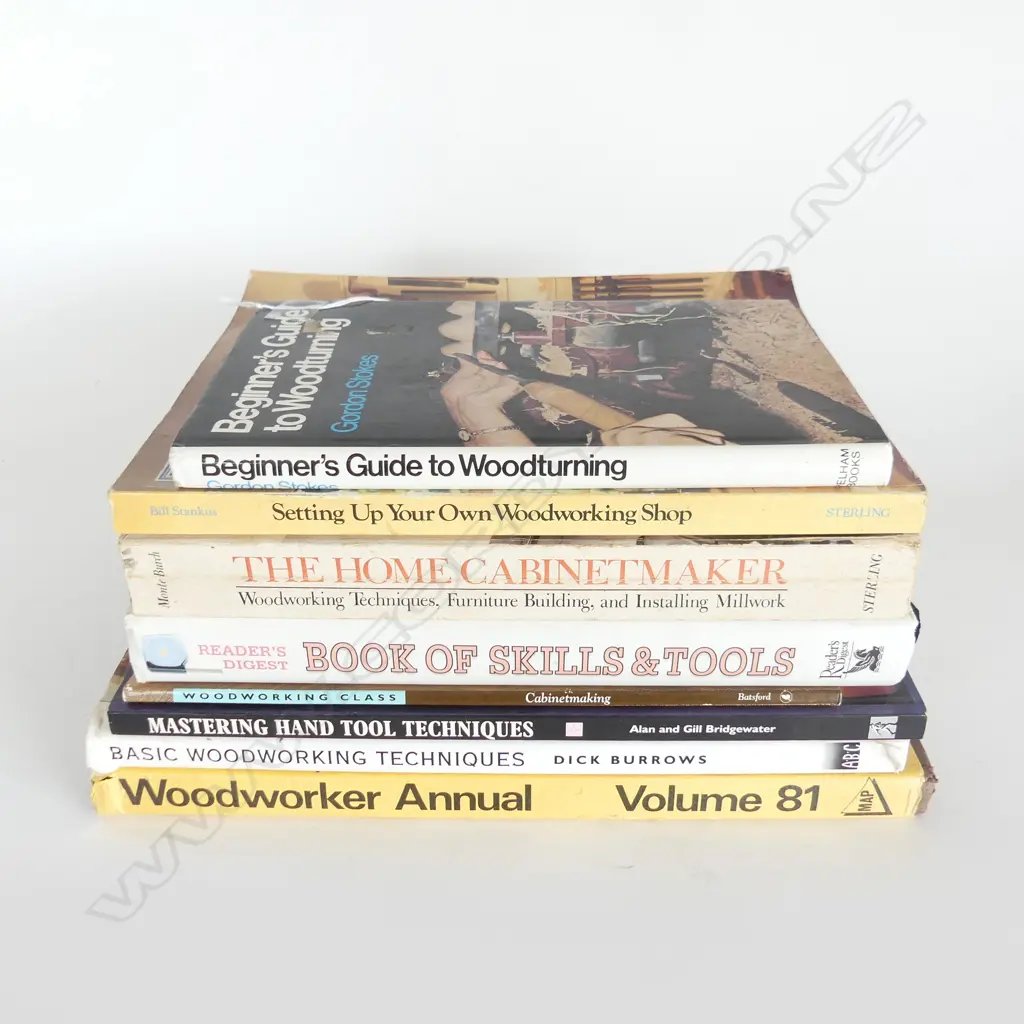 8 BOOKS ON WOODWORKING Image 1++