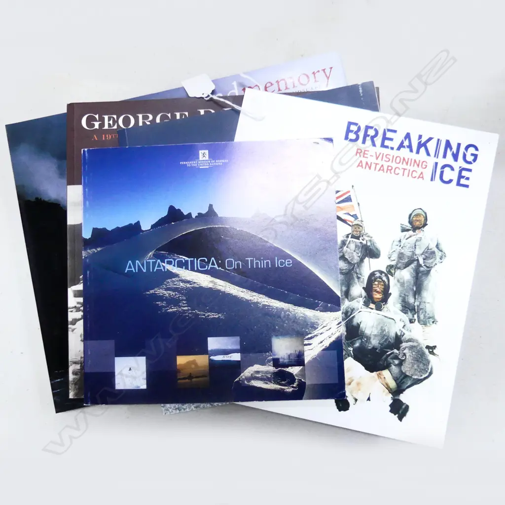 5 BOOKS ON LANDSCAPE PHOTOGRAPHY: 3x ANTARTICA, CRAIG POTTON, GEORGE VALENTINE Image 1++