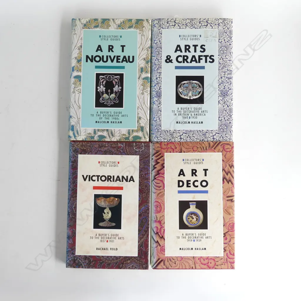 FOUR COLLCTORS 'STYLE GUIDES'  VICTORIANA/ARTS & CRAFTS/ ART NOUVEAU/ART DECO 1988 Image 1++