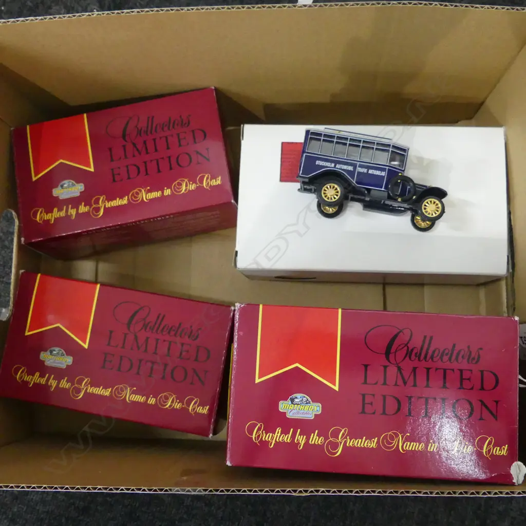 4 MINT & BOXED LIMITED ED DINKY TOYS & MODEL OF YESTERYEAR YS43 Image 1++