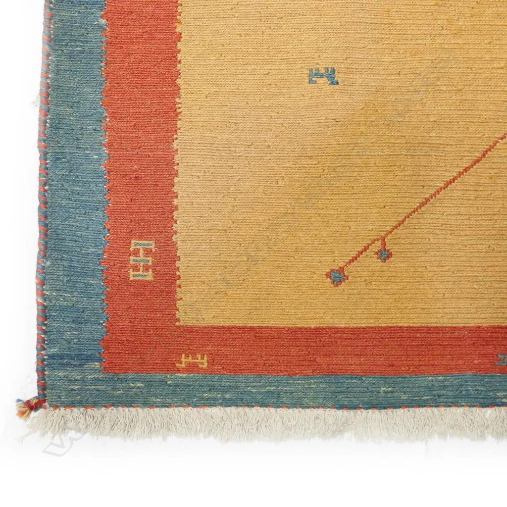 PERSIAN GABBEH, SOME MINOR DISCOLOURATION, 1500 x 1980mm Image 1++