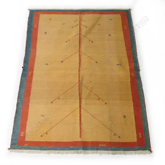 PERSIAN GABBEH, SOME MINOR DISCOLOURATION, 1500 x 1980mm