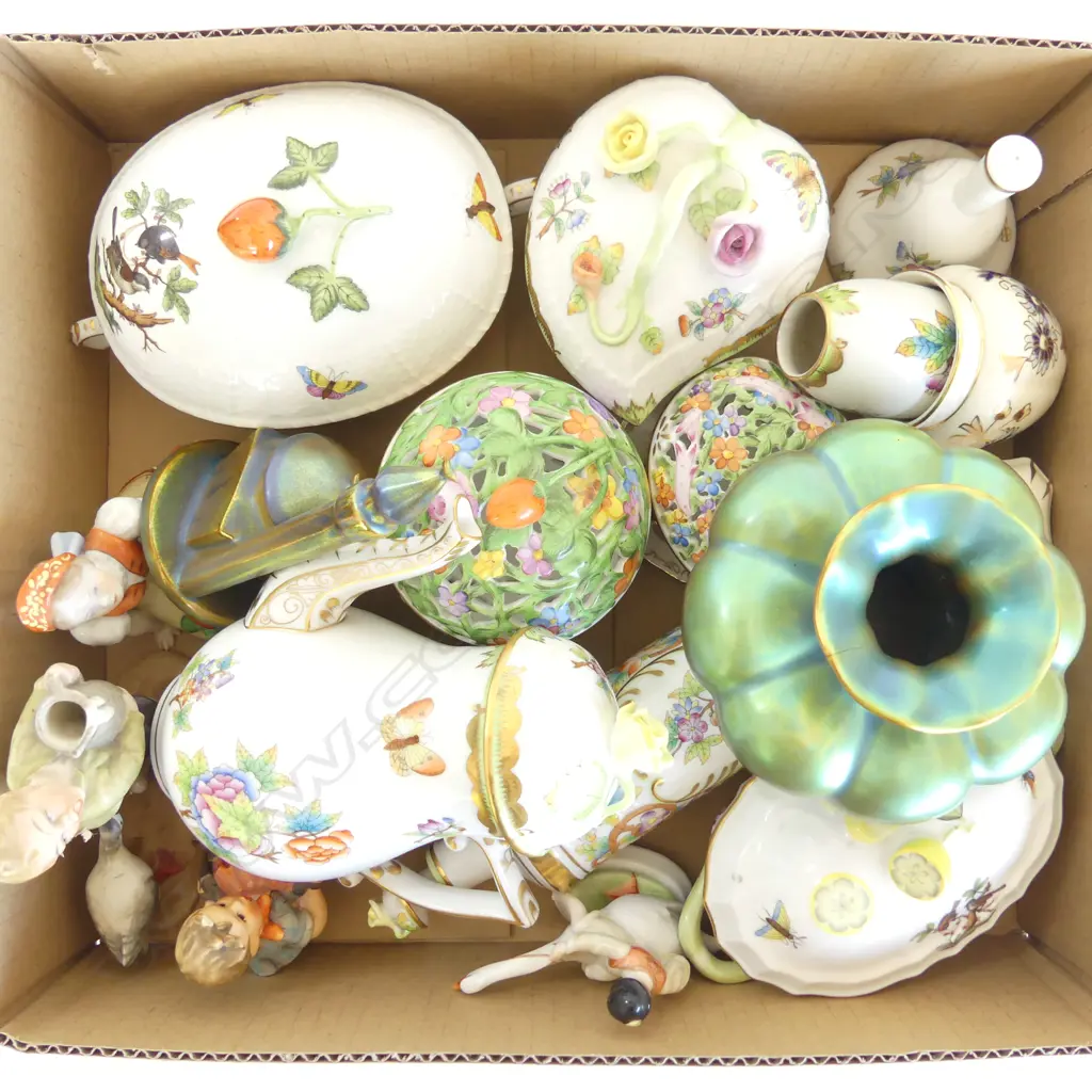 ASST. HUNGARIAN HEREND ZOLNAY CHINA Image 1++